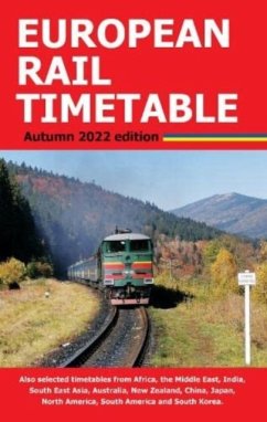 European Rail Timetable Autumn 2022 - Woodcock, Chris