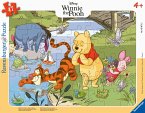 Ravensburger 05671 - Winnie the Pooh, Mit Winnie Puuh die Natur entdecken, Rahmenpuzzle, 47 Teile