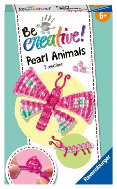 Ravensburger 18249 - BeCreative! Pearl Animals Schmetterling, DIY-Bastelset