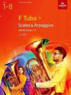 Scales and Arpeggios for F Tuba (bass clef), ABRSM Grades 1-8, from 2023 - Abrsm