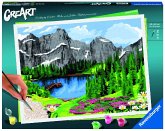 Ravensburger 20155 - CreArt Malen nach Zahlen, Mountain View, Malset