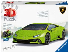 Image of Ravensburger 11559 - Lamborghini Huracán EVO Verde, Maßstab 1:18, 3D-Puzzle, 108 Teile