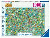 Ravensburger 17454 - Animal Crossing, Challenge-Puzzle, 1000 Teile