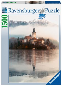 Ravensburger 17437 - Die Insel der Wünsche, Bled, Slowenien, Puzzle, 1500 Teile