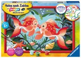 Ravensburger 23507 - Malen nach Zahlen, Verliebte Fische, 31x21cm, Malset