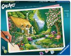 Ravensburger 20154 - CreArt Malen nach Zahlen, River Cottage, Malset