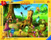 Ravensburger 05670 - Maya, Abenteuer auf der Klatschmohnwiese, Rahmenpuzzle, 10 Teile