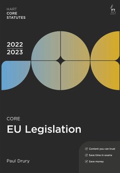 Core EU Legislation 2022-23 (eBook, PDF) - Drury, Paul