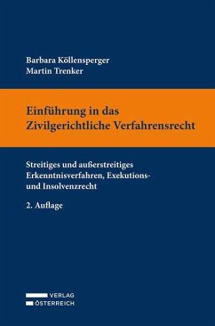Einführung in das Zivilgerichtliche Verfahrensrecht - Köllensperger, Barbara;Trenker, Martin