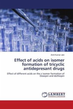 Effect of acids on isomer formation of tricyclic antidepresant drugs - Jain, Amit Kumar