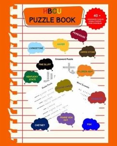 HBCU Puzzle Book: Crosswords, Puzzles & Word Scrambles - Hill, Broom