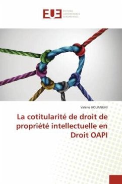 La cotitularité de droit de propriété intellectuelle en Droit OAPI - HOUANGNI, Valérie