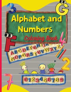 Alphabet and Numbers Coloring Book: ABC & 123 Toddler Coloring Book - Ionut
