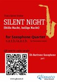 Eb Baritone Sax part of &quote;Silent Night&quote; for Saxophone Quartet (fixed-layout eBook, ePUB)