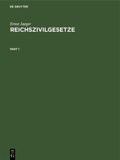 Cover Reichszivilgesetze (eBook, PDF)