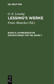 Hamburgische Dramaturgie 1767-69, Band 1 (eBook, PDF)