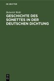 Geschichte des Sonettes in der Deutschen Dichtung (eBook, PDF)