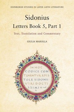 Sidonius: Letters Book 5, Part 1 - Marolla, Giulia