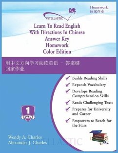 Learn To Read English With Directions In Chinese Answer Key Homework: Color Edition - Charles, Alexander J.; Charles, Wendy A.