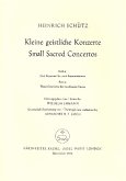 Kleine Geistliche Konzerte. Small Sacred Concertos. Heft 6 Drei Konzerte für zwei Frauenstimmen. Part 6 Three Concertos for two Female Voices.