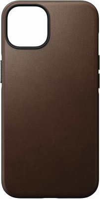 Nomad Modern Leather Case iPhone 14 Rustic Brown