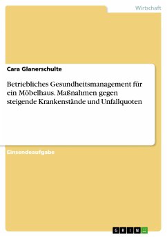 Betriebliches Gesundheitsmanagement für ein Möbelhaus. Maßnahmen gegen steigende Krankenstände und Unfallquoten (eBook, PDF)