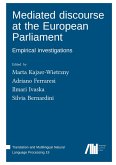Mediated discourse at the European Parliament: Empirical investigations Mediated discourse at the European Parliament: Empirical investigations