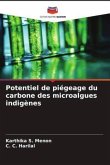 Potentiel de piégeage du carbone des microalgues indigènes