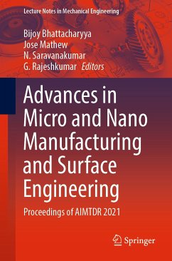 Advances in Micro and Nano Manufacturing and Surface Engineering (eBook, PDF)