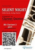 Bb Clarinet 3 part of &quote;Silent Night&quote; for Clarinet Quintet/Ensemble (fixed-layout eBook, ePUB)