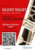 Bb Bass Clarinet part of "Silent Night" for Clarinet Quintet/Ensemble (fixed-layout eBook, ePUB)