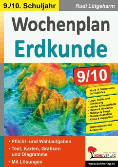 Wochenplan Erdkunde / Klasse 9-10 - Lütgeharm, Rudi