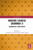 Modern Chinese Grammar II (eBook, PDF)