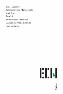 Symbolische Prägnanz, Ausdrucksphänomen und ›Wiener Kreis‹ (eBook, PDF) - Cassirer, Ernst