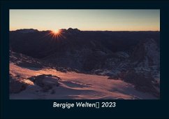 Bergige Welten 2023 Fotokalender DIN A5 - Tobias Becker