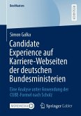 Candidate Experience auf Karriere-Webseiten der deutschen Bundesministerien (eBook, PDF)