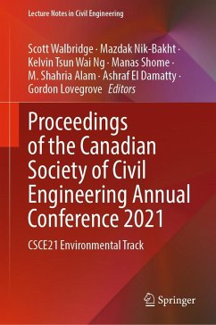 Proceedings of the Canadian Society of Civil Engineering Annual Conference 2021 (eBook, PDF) Cover Proceedings of the Canadian Society of Civil Engineering Annual Conference 2021 (eBook, PDF)