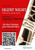 Eb Alto Clarinet (instead Bb Clarinet 4) part of &quote;Silent Night&quote; for Clarinet Quintet/Ensemble (fixed-layout eBook, ePUB)
