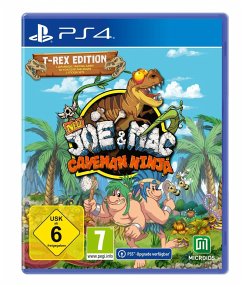 New Joe & Mac: Caveman Ninja - T-Rex Edition (PlayStation 4)