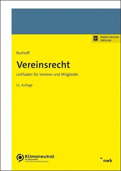 Vereinsrecht - Burhoff, Detlef