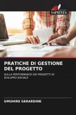 PRATICHE DI GESTIONE DEL PROGETTO