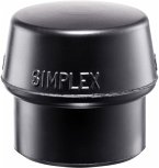 Halder Schlageinsatz für SIMPLEX Schonhammer,d.60,Gummikompos.