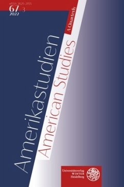 Amerikastudien / American Studies. A Quarterly. Vol. 67:3 (2022)