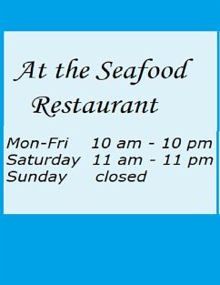 Cover At the Seafood Restaurant (eBook, ePUB)