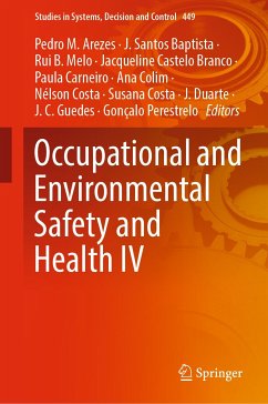 Occupational and Environmental Safety and Health IV (eBook, PDF)