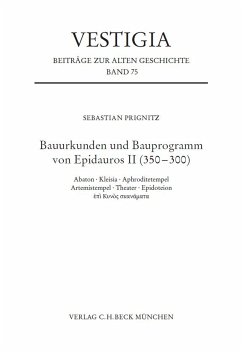 Bauurkunden und Bauprogramm von Epidauros II (350-300) (eBook, PDF) - Prignitz, Sebastian