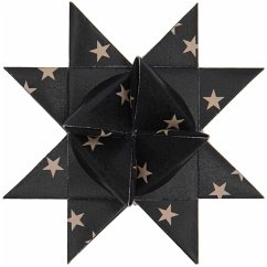 Fröbelsterne, schwarz, Sterne, 60 Streifen FSC MIX