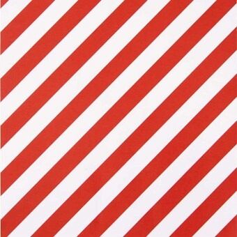 Geschenkpapier Streifen, Rot / Weiß, FSC MIX - Bei bücher.de immer portofrei