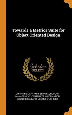 Towards a Metrics Suite for Object Oriented Design - Chidamber, Shyam R.; Kemerer, Chris F.