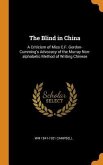 The Blind in China